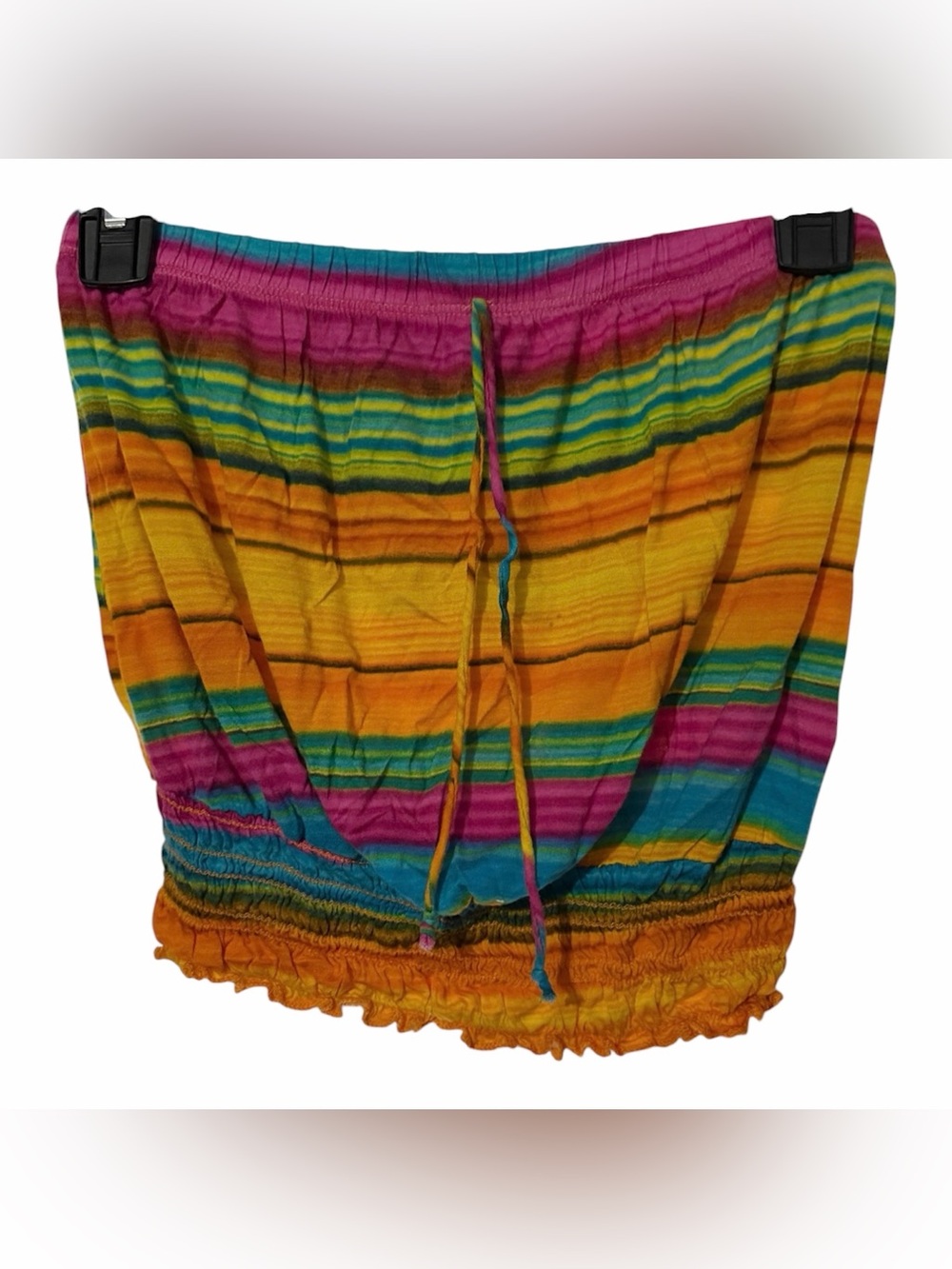 Body Central Women’s vintage Rainbow colored tube top size small/medium